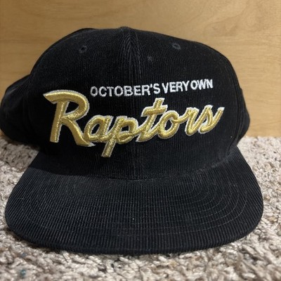 OVO x Toronto Raptors Mitchell & Ness SnapBack Spellout Script Hat Drake Cord