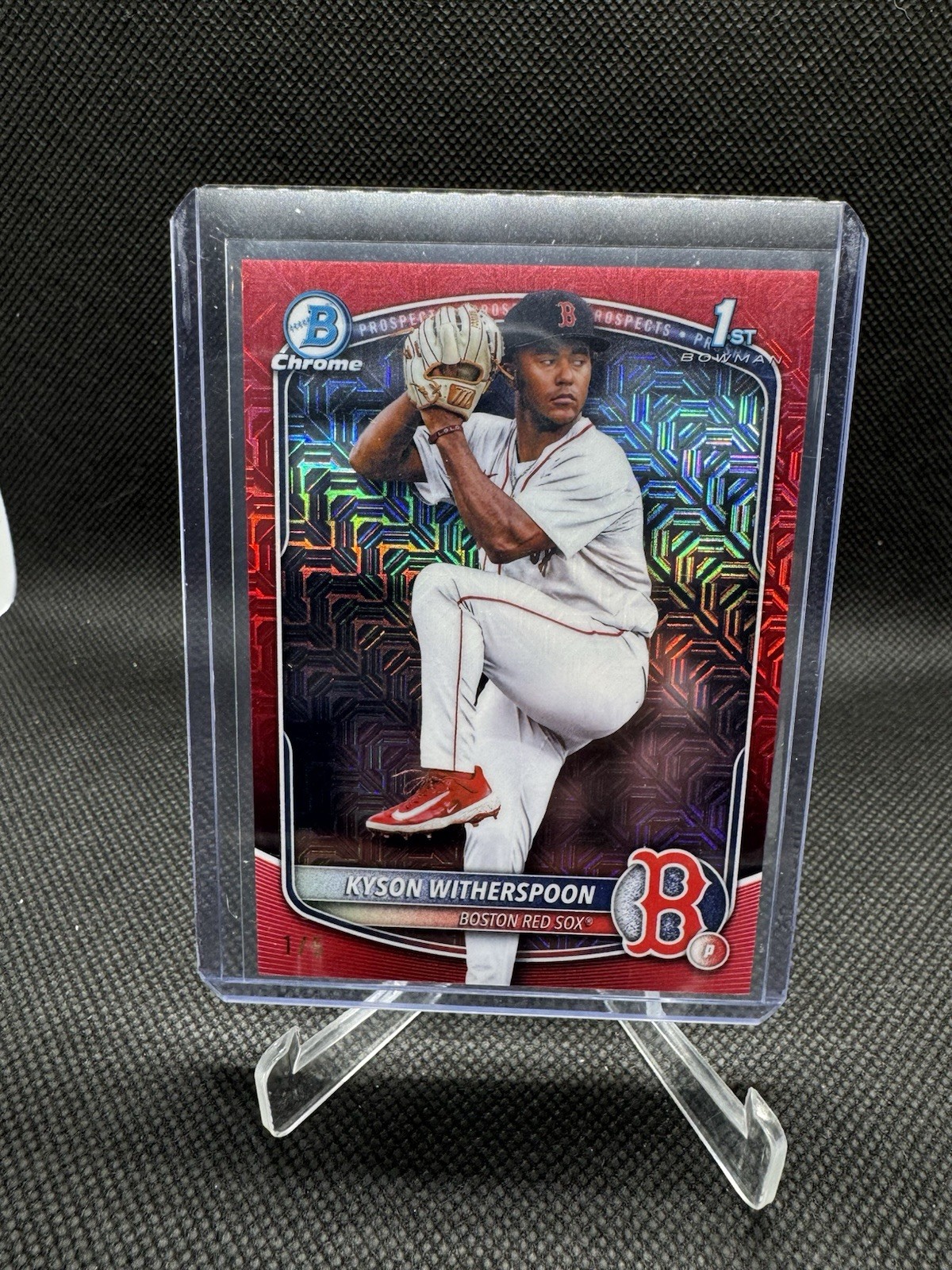 2025 Bowman Draft Chrome BDC-29 Red Mojo /5 Kyson Witherspoon 🔥1st on Print🔥