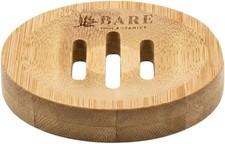 Bare Botanics Bboo Bar Soap Holder 2pcs 3-in Slotted Natural Bboo