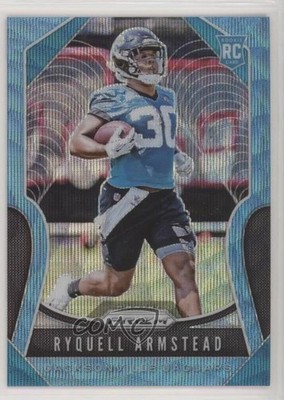 2019 Panini Prizm Rookies Blue Wave 103/199 Ryquell Armstead #338 Rookie RC fm0