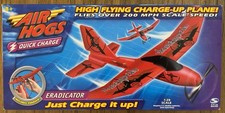 Air Hogs Plane Spin Master Eradicator Quick Charge Vintage OPEN BOX NEW