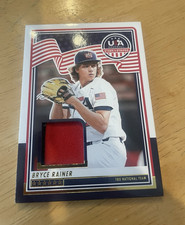 2023 Panini Stars & Stripes Bryce Rainer 18U Team USA Patch USA-BR /25