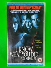 I Know What YOU DID Last Summer VHS Video Tape