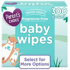 Parent's Choice Fragrance-Free Baby Wipes, 300 Count..