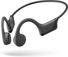 Bone Conduction Waterproof Bluetooth Headphones with Microphones, 8Hr Playtime