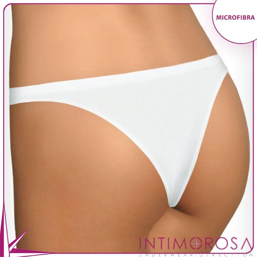 Generico Bellissima 6pz Slip Midi Art.025 Seamless In Microfibra Con Tassello Cotone – Made In Italy, Senza Cuciture, Traspirante - 3