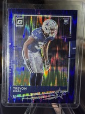 2020 Panini Donruss Optic - Rookies Trevon Diggs #110 Purple Shock Prizm (RC)