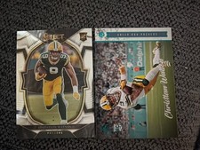 2022 Chronicles Luminance TEAL Christian Watson Rookie Rc Green + 2022 Select