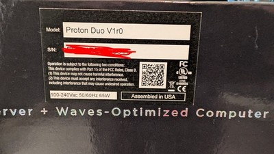 Waves Proton Duo   SoundGrid DSP Server & Axis Computer (All-in-One Audio Rig)