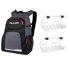 PLANO Zaino Weekend Series 3700 Backpack Zaino Borsa da Pesca Con Scomparti Arte