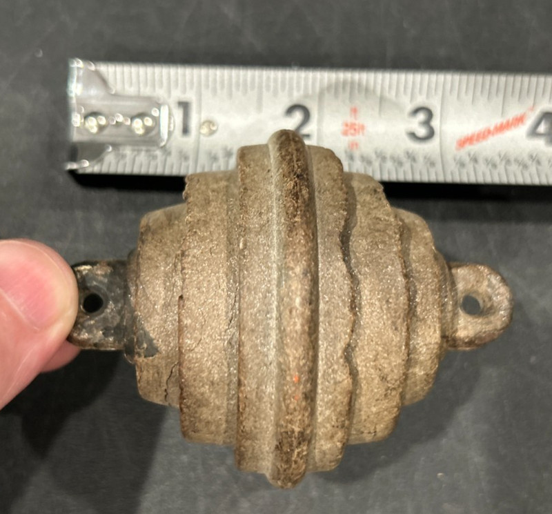 Tan composite material Radio Antenna Strain Insulator - approx.2" dia. x 3" long