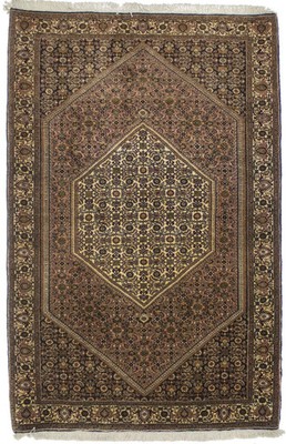 Handmade 4x6 Vintage Oriental Rug Rusty Peach Floral Design Home Decor Carpet