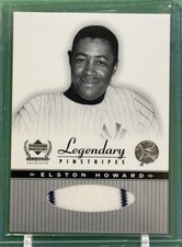 2000 Upper Deck Yankee Legends Elston Howard Legendary Pinstripes Jersey #EH-LP