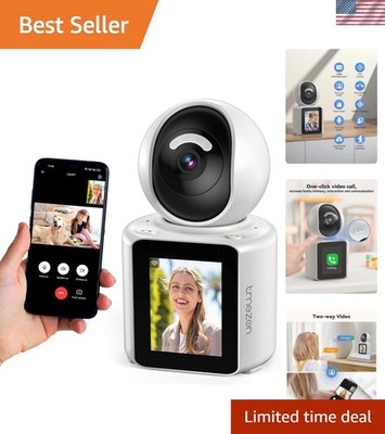 Video Pet Dog Camera Indoor Two Way Wireless Security Camera Monitor 1080P wi...