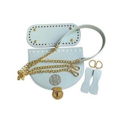 DIY Crochet Bag Making Shoulder Strap Snap Button Flap Cover Handbag Shoulder