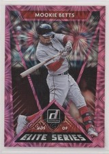 2020 Panini Donruss Elite Series Pink Fireworks Mookie Betts #E-10 z5b