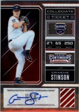 2018 Elite Extra Edition Contenders USA Collegiate Graeme Stinson Auto/99 BB