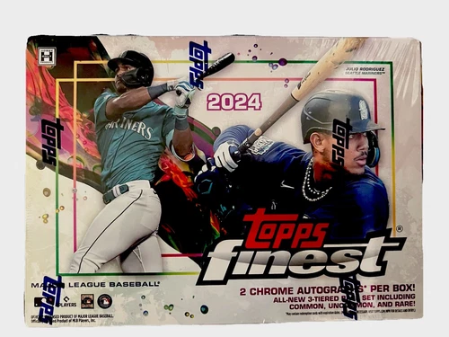 2024 Topps Finest Baseball Sealed Hobby Box-6 Packs Per Box 2 Autos