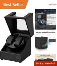 Watch Winder for Automatic Watches Double USB C Quiet Japanese Motor Anti Mag...