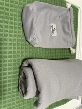 Baby Fabric Wrap Carrier Sling Up to 35 lbs. Gray