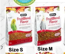 ZuPreem fruit pellets nutritional supplement parrot hookbill species