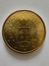 50 CENTESIMI 0,50€ VATICANO ORDINARIA 2024 - NO FDC - CIRCOLATA