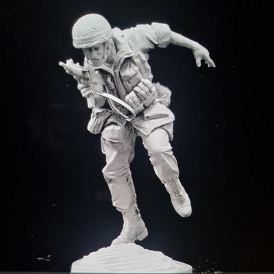 Tusk Modell...Ca. 1/16...resin/harz figur...Modern IDF Soldat-spezialist...