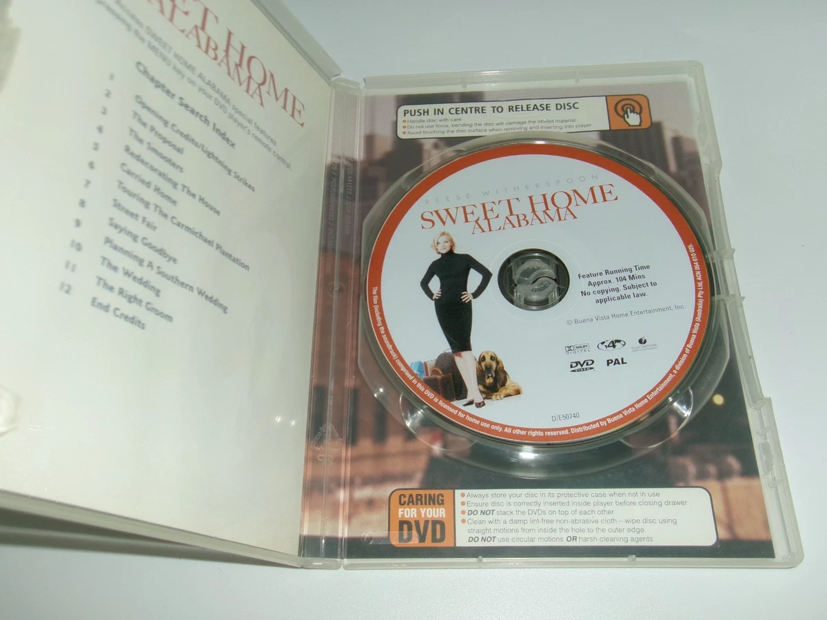 Sweet Home Alabama DVD - Reese Witherspoon Region 4