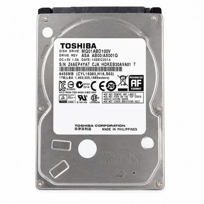 Toshiba 1TB MQ01ABD100V 2.5'' SATA Laptop Internal HDD 5400RPM 8MB Cache