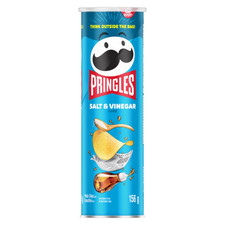 Pringles Canned Potato Chips Salt  Vinegar 156g