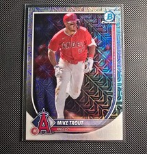 2025 Bowman Chrome Mega Box Mojo Refractor Mike Trout #1 Angels