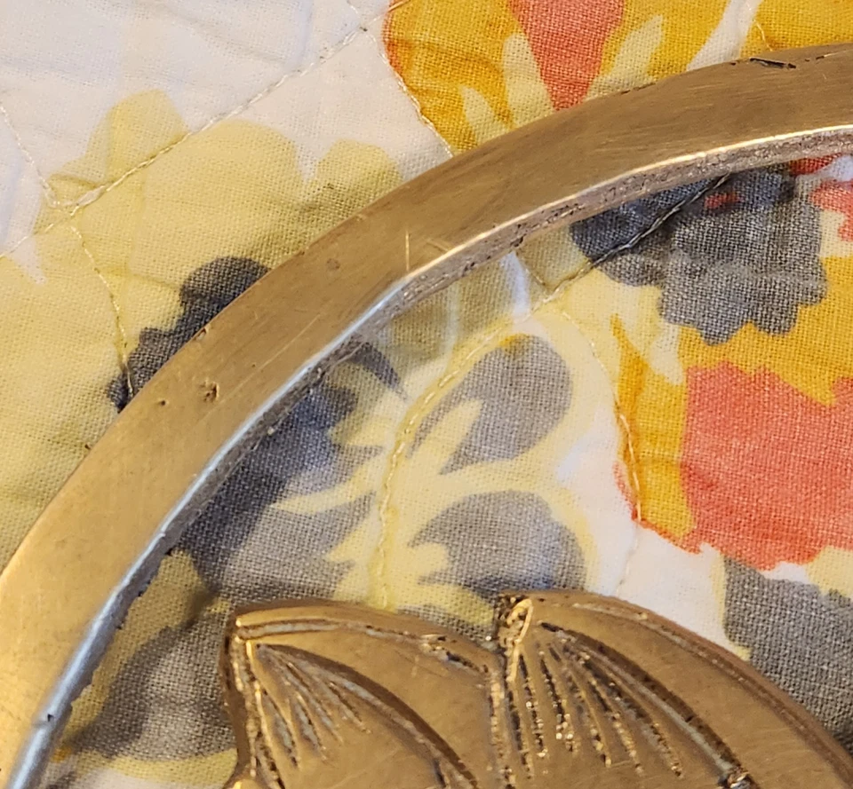 Винтажный кухонный декор Garfield Cat Trivet латунь настенный подвес 1978 Enesco - Изображение 4 из 4