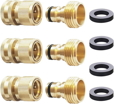 Garden Hose Quick Connect Solid Brass Quick Connector Garden Hose Fitting Water