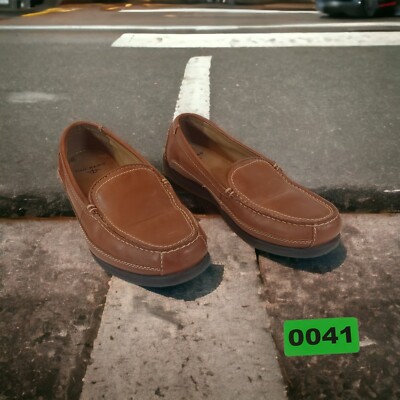 Dockers Brown Leather Slip-on Loafers Mens Shoe Size 9.5M 90  display picture 1