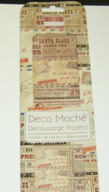 Christmas Decoupage Tissue Paper