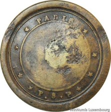 R8820 Jeton Paris P S P c.1920 A identifier -> Make Offer