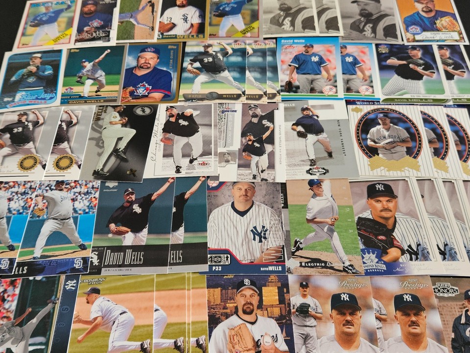 DAVID WELLS YOU PICK SEE SCANS OF EVERY CARD RC, INSERTS HIGH GRADE CARDS