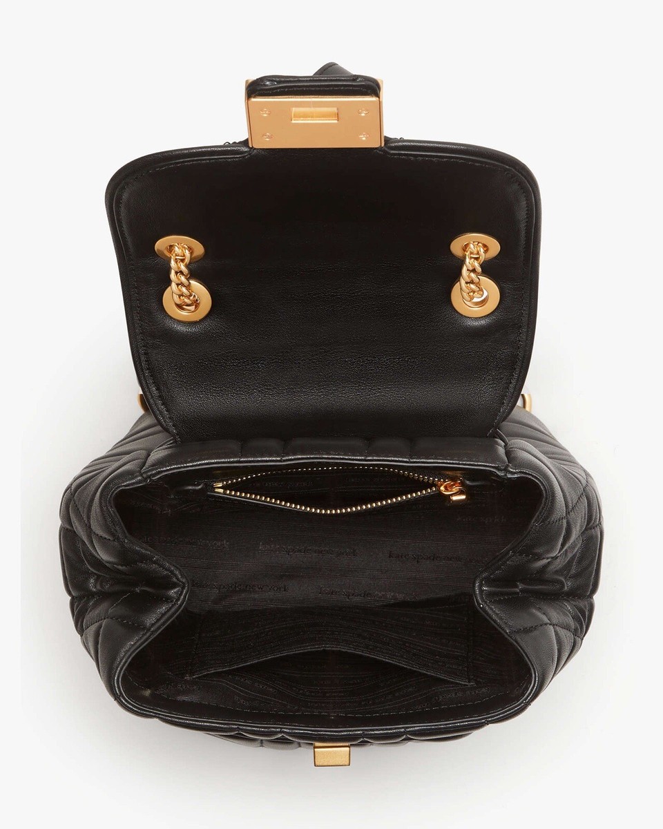 Kate Spade Evelyn Quilted Small Leather Backpack with Kate Spade Evelyn Quilted Small Leather Backpack with