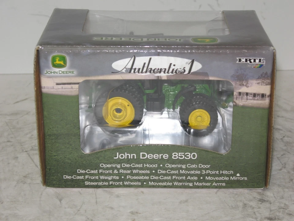 1/64 JOHN DEERE 8530 AUTHENTICS NIB - Image 3 of 3