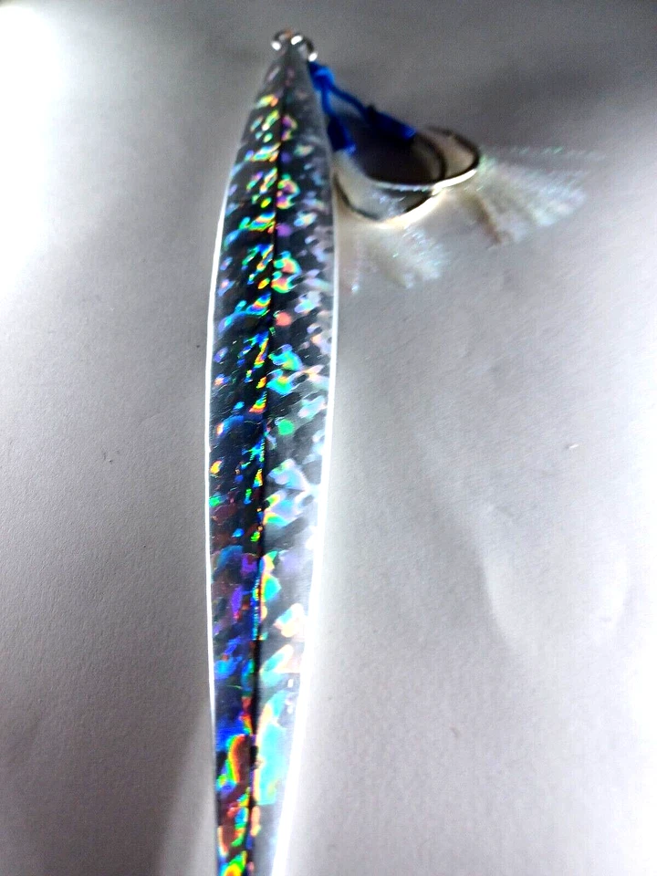 Isca original passo lento 200g cromada iridescente 4 Wahoo Ahi ÁGUA ESCURA - Imagem 2 de 4