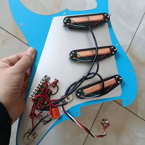 Classic Upgrade SSS Guitar Pickup Pickguard Set Multifunction Switch with Dual - Picture 6 of 44