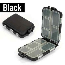 1x Multiple Compartment Lure Hook Storage Case, Fishing Tool Organizer Box