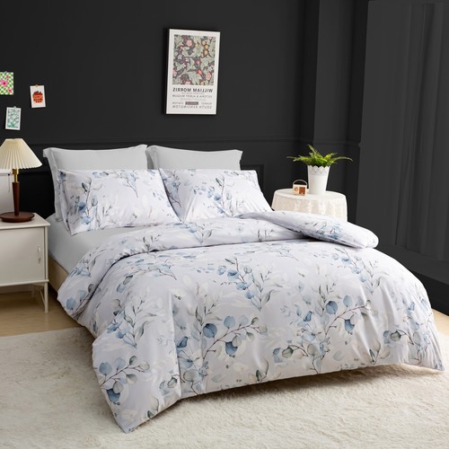 Bettbezug Set Wende Bettwäsche Set King Size Bettdecke Steppbezug Double Single - Bild 5 von 81