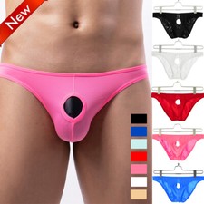 Herren-Slip Aus Eisseide T-Rücken Tanga-Unte...