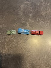 ANTIQUE Metal Car Toy Lot Tootsietoy Jeep  Sedan Wagon  Lesney and Lit'l Toy