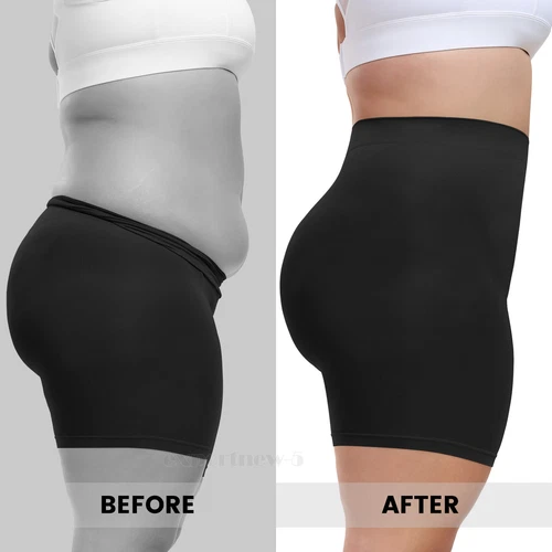 Pantalones cortos moldeadores talla grande para mujer pantalones cortos anti rozaduras pantalones cortos para niños bragas sin costuras - Imagen 7 de 35