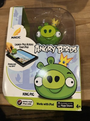 Angry Birds KING PIG Apptivity Figure Interactive Toy Magic 2012 FREE SHIPPING