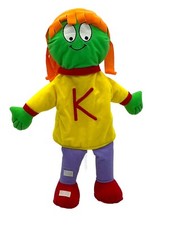 Letter People Alphabet Plush Puppet Letter K For Kick Learning School Abrams
