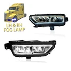 Fog Light Lamp for 2023 2024 2025 Peterbilt 579 Pair (Driver & Passenger) Chrome