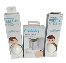 3/ FridaBaby Breathe Frida Vapor Drops and Bath Bombs Soothing Eucalyptus